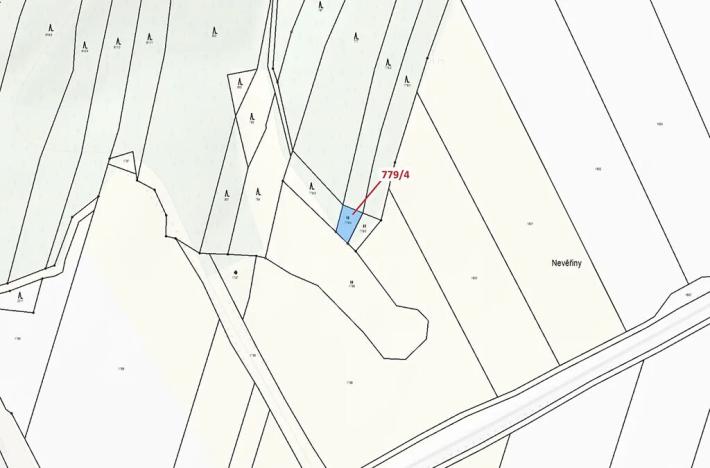 Dražba louky, Žďárec, 225 m2