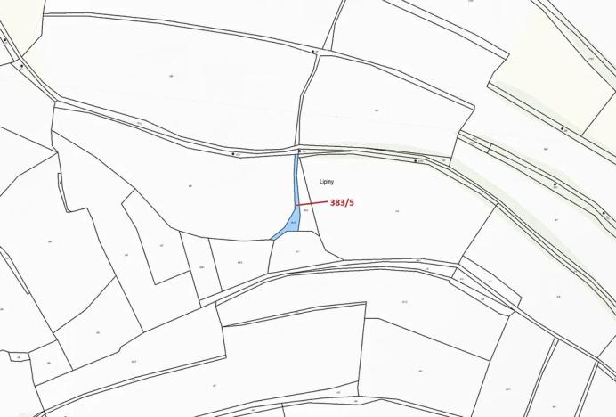 Dražba pozemku, Olešná, 386 m2