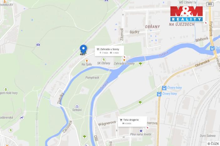 Prodej zahrady, Brno, Zlatníky, 592 m2