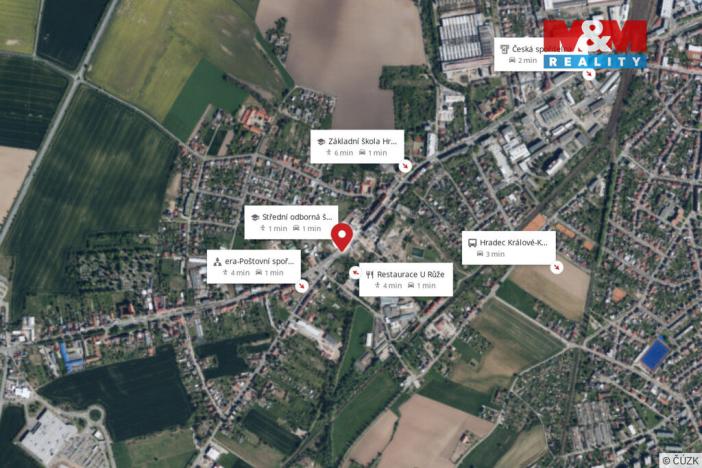 Pronájem bytu 1+kk, Hradec Králové, Pražská třída, 23 m2