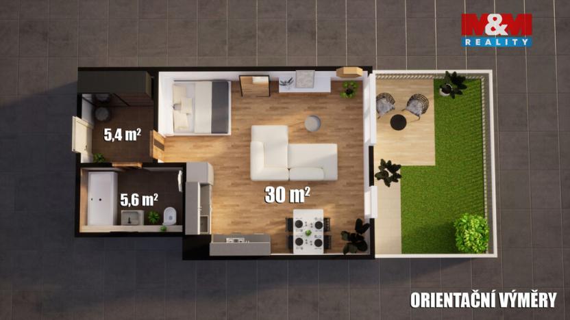 Prodej bytu 1+kk, Mladá Boleslav - Michalovice, 45 m2