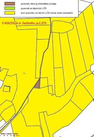 Prodej lesa, Zachotín, 792 m2