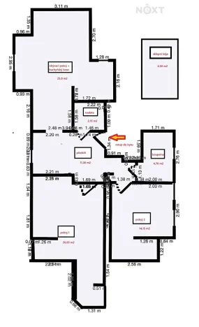 Prodej bytu 3+kk, Klatovy, Koldinova, 79 m2