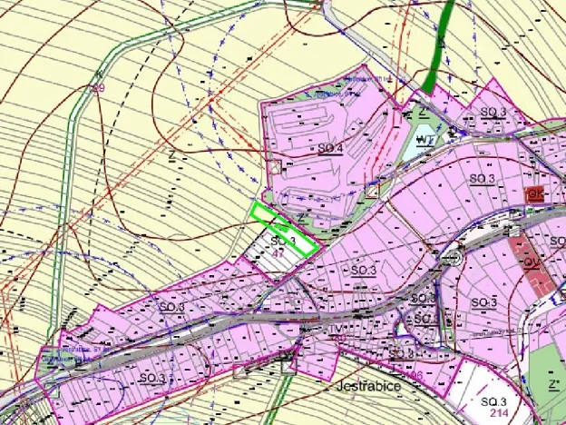 Dražba pozemku pro bydlení, Koryčany, 1821 m2