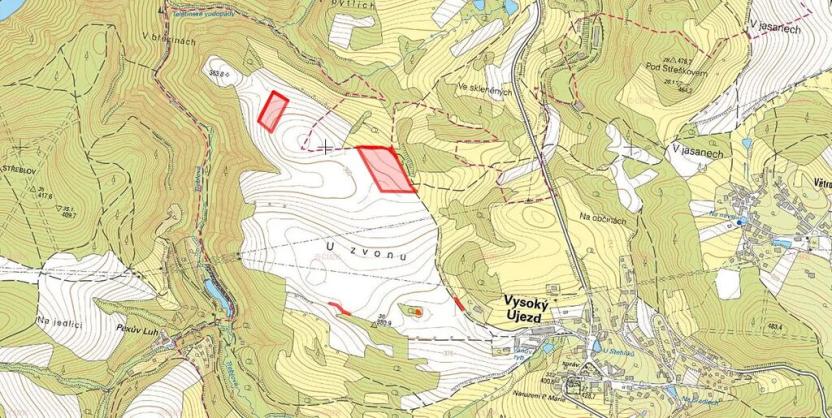 Prodej pole, Vysoký Újezd, 22691 m2