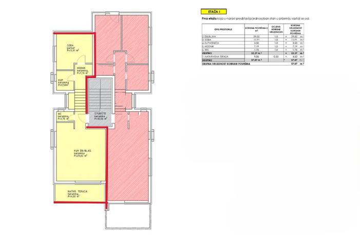 Prodej bytu 2+kk, Stari Grad, Chorvatsko, 57 m2