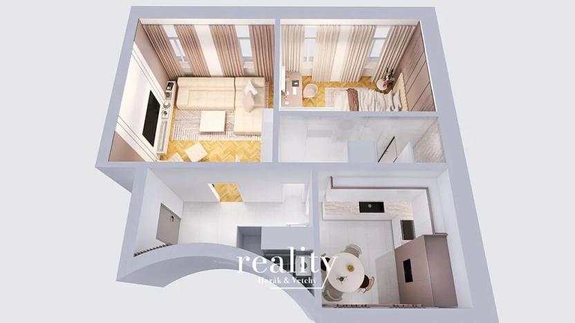 Prodej bytu 2+1, Znojmo, Sokolská, 54 m2