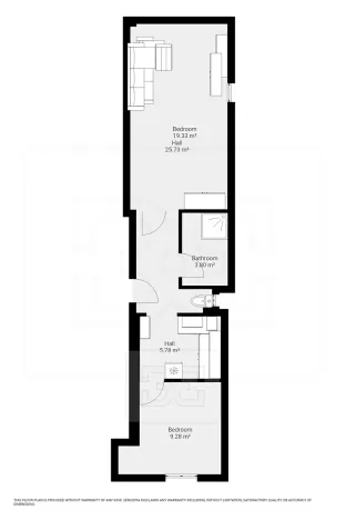 Pronájem bytu 2+1, Praha - Holešovice, Dělnická, 44 m2