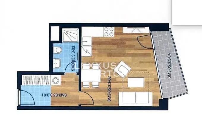 Pronájem bytu 1+kk, Praha - Smíchov, Šiklové, 38 m2