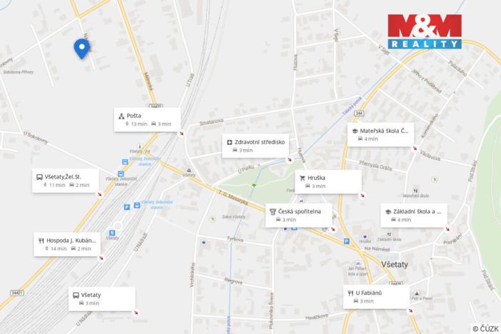 Prodej rodinného domu, Všetaty - Přívory, Nádražní, 70 m2