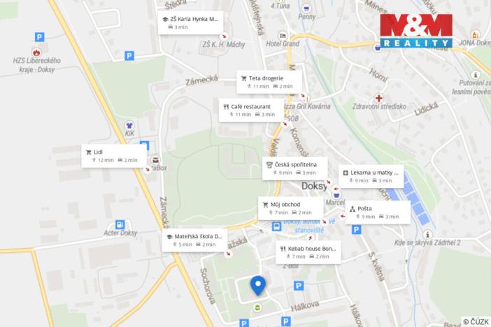 Pronájem bytu 2+1, Doksy, Pražská, 62 m2