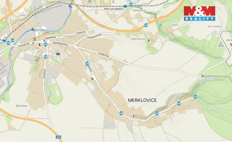 Prodej pozemku pro bydlení, Vamberk - Merklovice, 829 m2