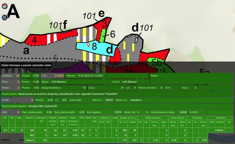 Prodej lesa, Ždírec, 5322 m2