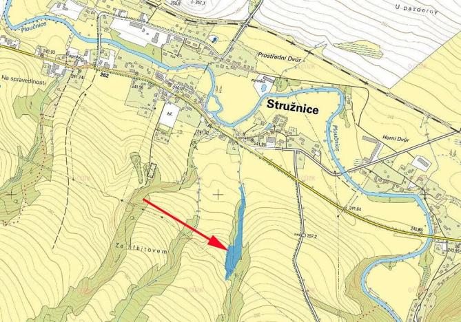 Prodej lesa, Stružnice, 14444 m2