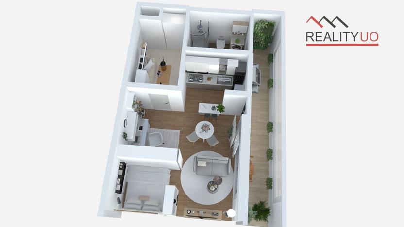 Prodej bytu 1+kk, Praha - Zličín, Sazovická, 37 m2