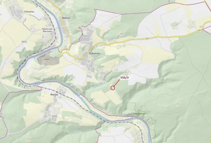 Dražba lesa, Sýkořice, 326 m2