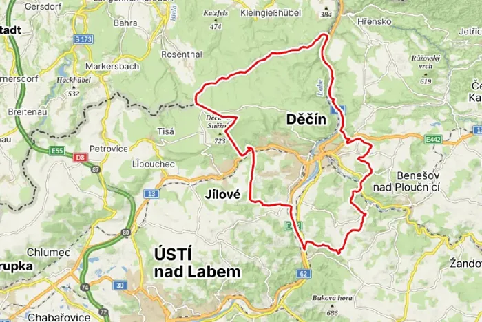 Dražba pozemku, Děčín, 2255 m2