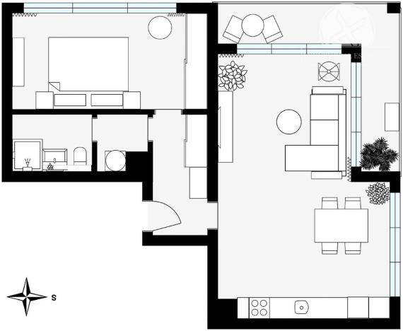 Prodej bytu 2+kk, Praha - Vysočany, Na výběžku, 72 m2