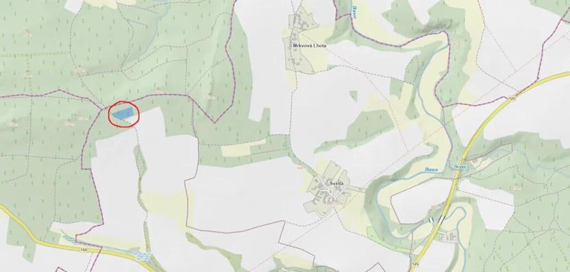 Prodej lesa, Louňovice pod Blaníkem, 4560 m2