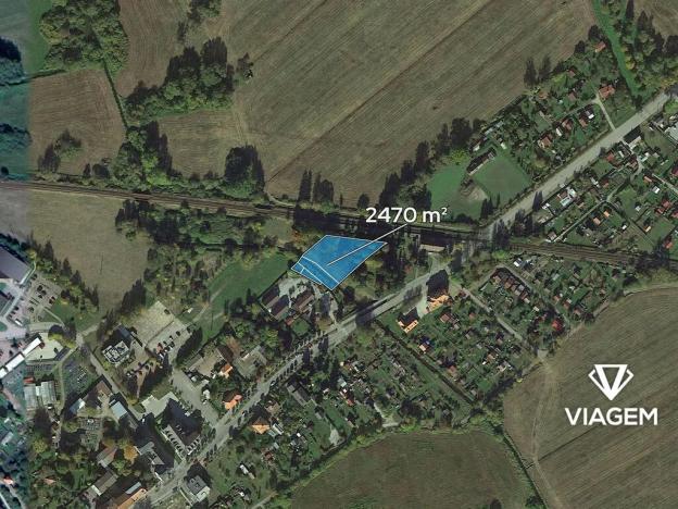 Prodej podílu zahrady, Třeboň, 576 m2