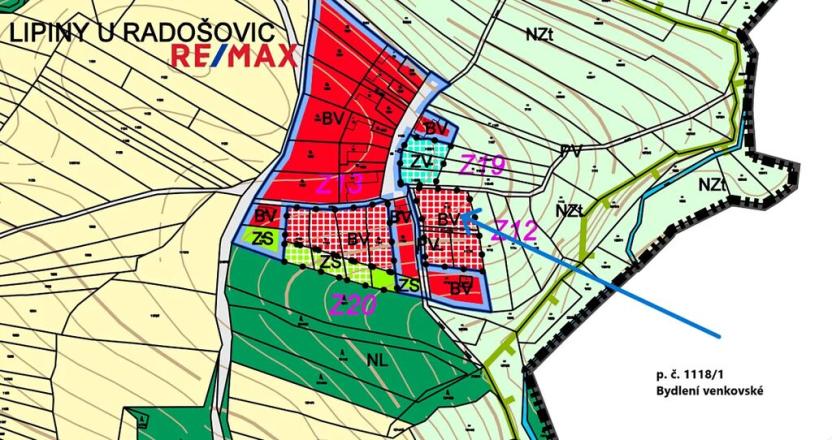 Prodej pozemku pro bydlení, Radošovice, 723 m2