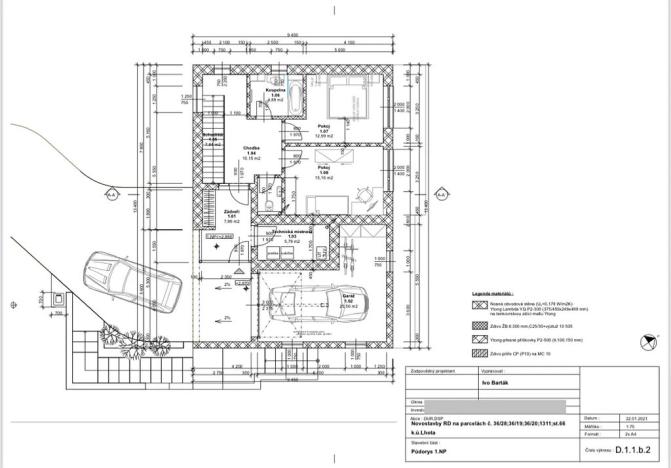 Prodej pozemku pro bydlení, Vyškov, 1050 m2