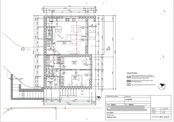 Prodej pozemku pro bydlení, Vyškov, 1050 m2