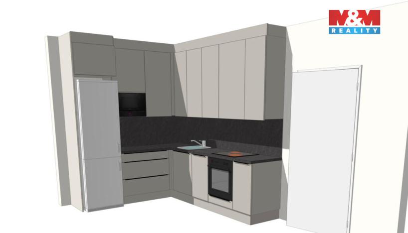 Pronájem bytu 1+kk, Brandýs nad Labem-Stará Boleslav - Brandýs nad Labem, Dřevčická, 41 m2