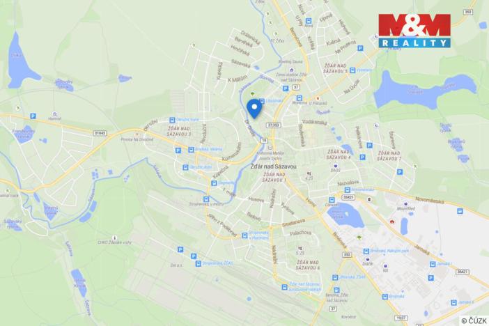 Pronájem bytu 2+kk, Žďár nad Sázavou - Žďár nad Sázavou 1, Kovářova, 45 m2