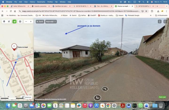 Prodej pozemku pro bydlení, Postoloprty, 3500 m2