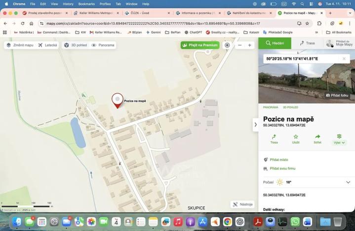 Prodej pozemku pro bydlení, Postoloprty, 3500 m2