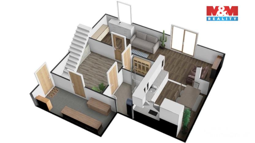 Prodej rodinného domu, Pavlov, Lidická, 102 m2