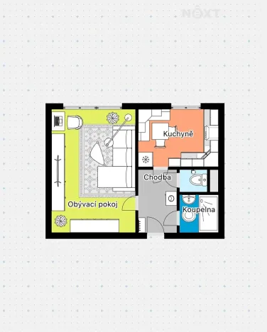 Prodej bytu 1+1, České Budějovice, Dubenská, 31 m2