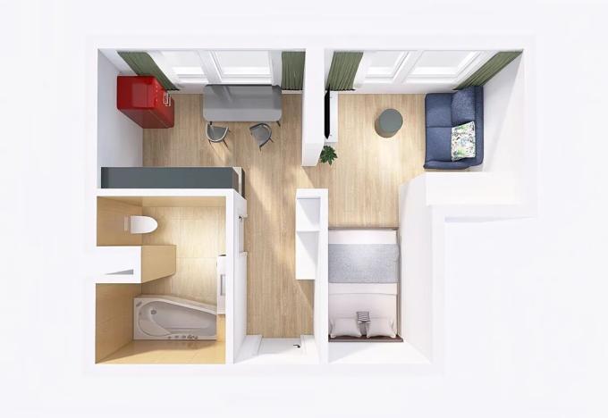 Pronájem bytu 1+1, Praha - Jinonice, Peroutkova, 30 m2