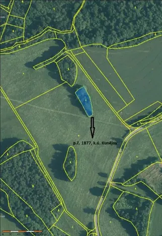 Prodej lesa, Člunek, 1642 m2