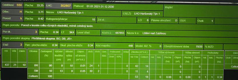 Prodej lesa, Blížejov - Lštění, 4152 m2