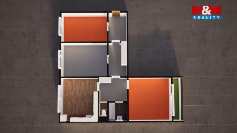 Pronájem bytu 3+1, Hodkovice nad Mohelkou, Podlesí, 82 m2