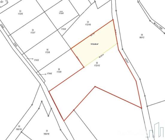 Prodej pozemku pro bydlení, Český Jiřetín, 1112 m2