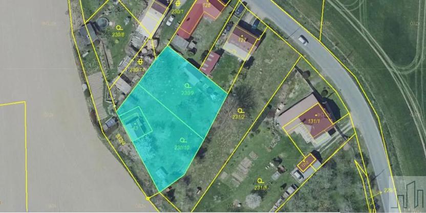 Prodej pozemku pro bydlení, Bohdaneč, 1328 m2