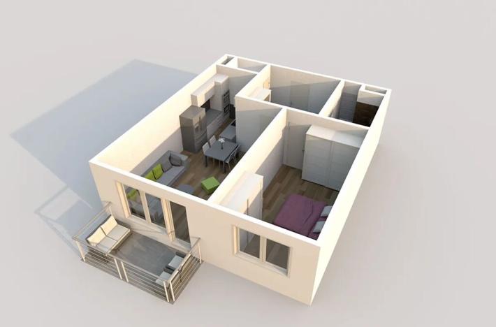 Prodej bytu 2+kk, Praha - Vysočany, Čerpadlová, 61 m2