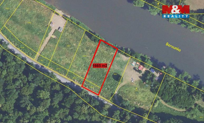 Prodej louky, Nižbor - Žloukovice, 1665 m2