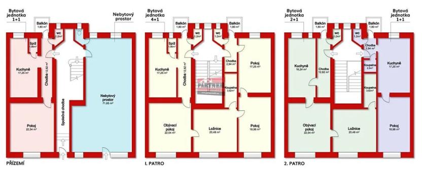 Prodej činžovního domu, Praha - Hloubětín, Poděbradská, 645 m2