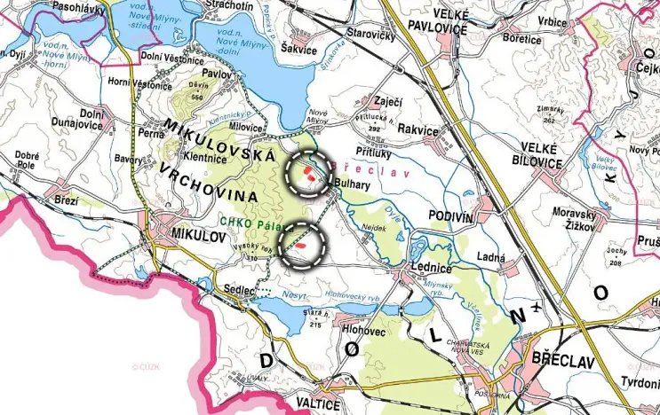 Prodej sadu/vinice, Bulhary, 82048 m2