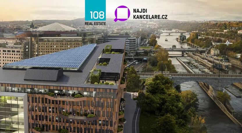 Pronájem kanceláře, Praha - Karlín, Karolinská, 1044 m2