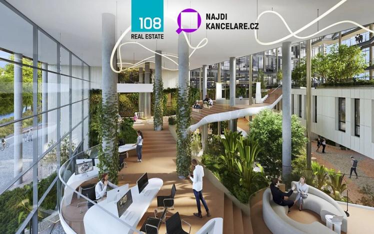 Pronájem kanceláře, Praha - Karlín, Karolinská, 2586 m2