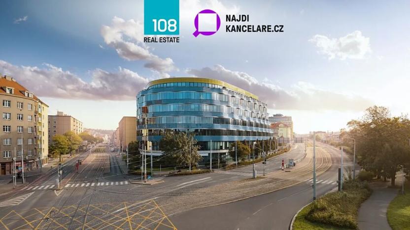 Pronájem kanceláře, Praha - Libeň, Českomoravská, 1789 m2