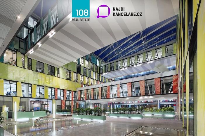 Pronájem kanceláře, Praha - Karlín, Karolinská, 886 m2