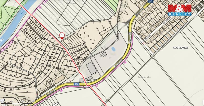 Prodej zahrady, Přerov - Přerov IV-Kozlovice, 1274 m2