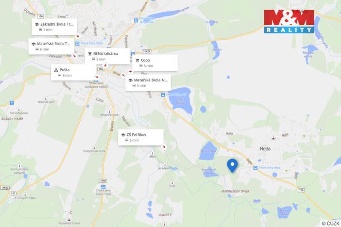 Prodej pozemku pro bydlení, Trhové Sviny, 702 m2