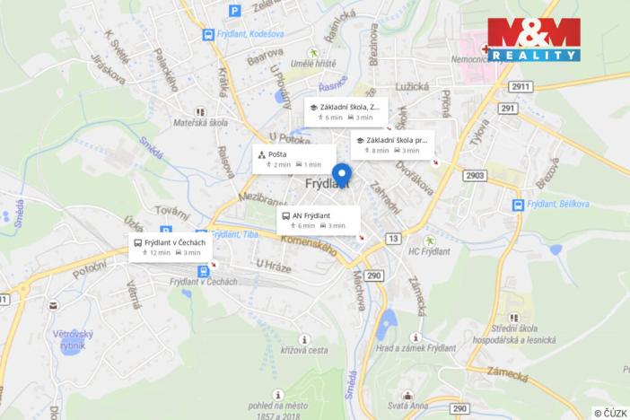 Prodej bytu 2+1, Frýdlant, Husova, 80 m2